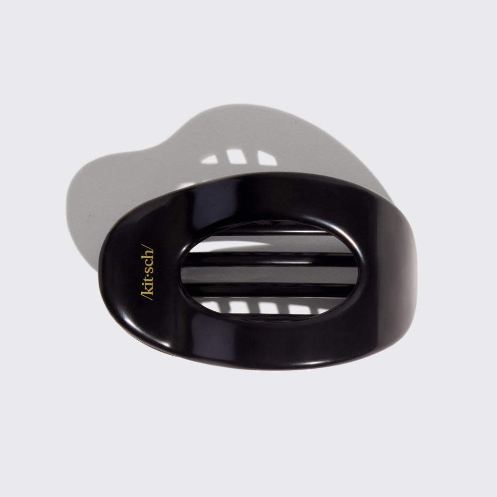 Black Flat Cloud Clip - Medium