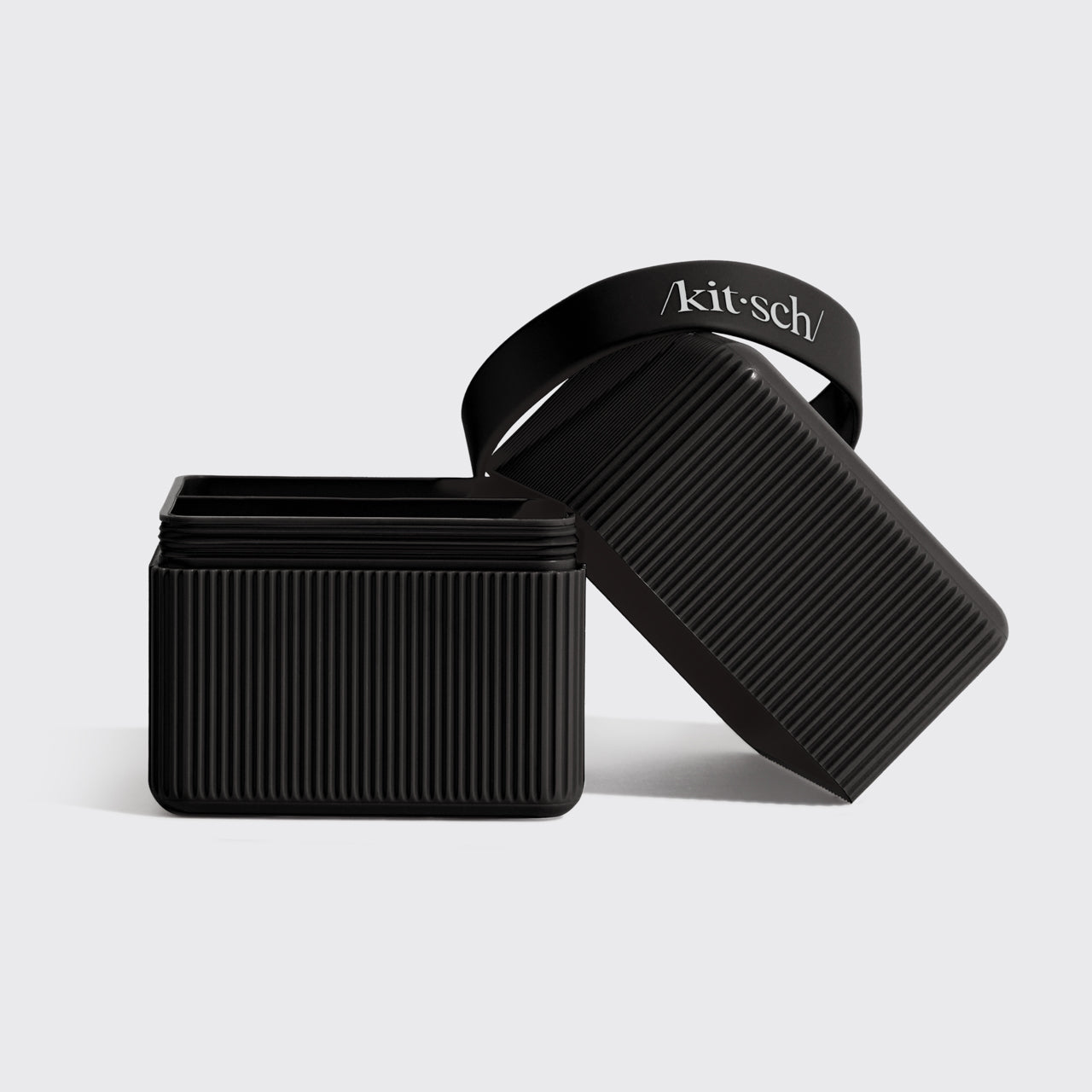 2-Compartment Travel Case - Black