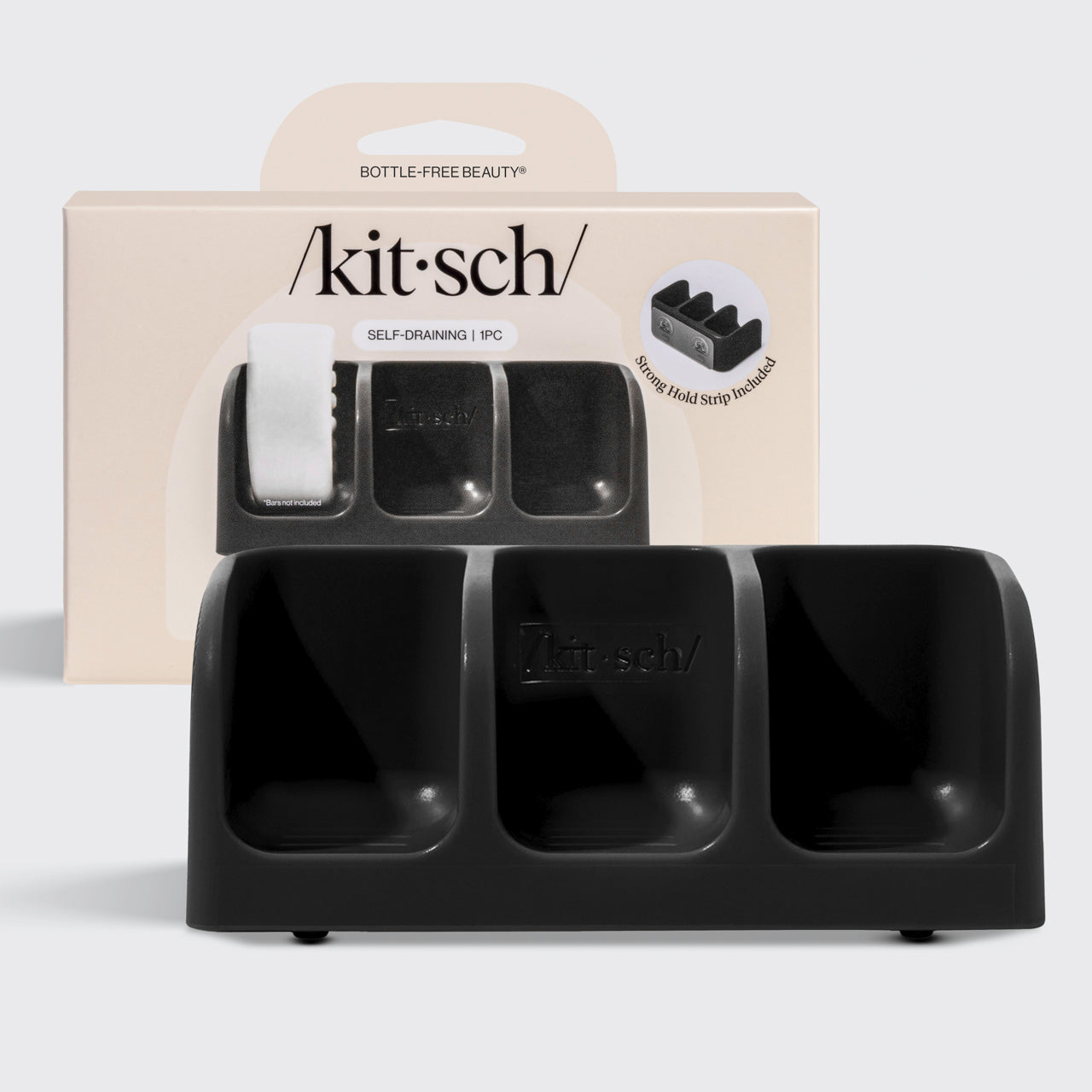 FREE Black Self-Draining Soap Dish